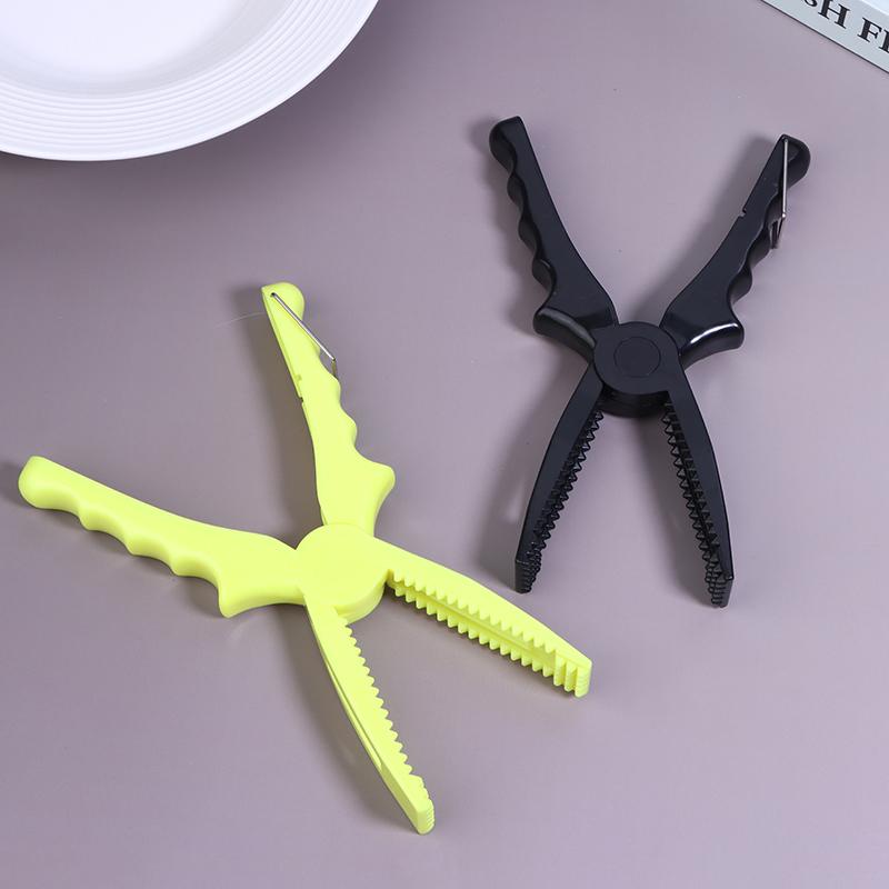 1Pc Non-Slip Fishing Pliers Abs Fish Clamp Fish Gripper Catcher Grip Catch Release Tool Hook Extractor Fish Body Holder Tongs