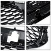 Honeycomb Mesh Front Bumper Grille Fit A3 8V 2017-2019 RS3 Style Black
