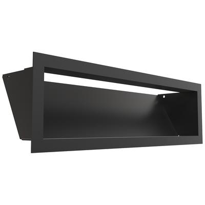Lüftungsabdeckung LUFT 12x40 schwarz Slim