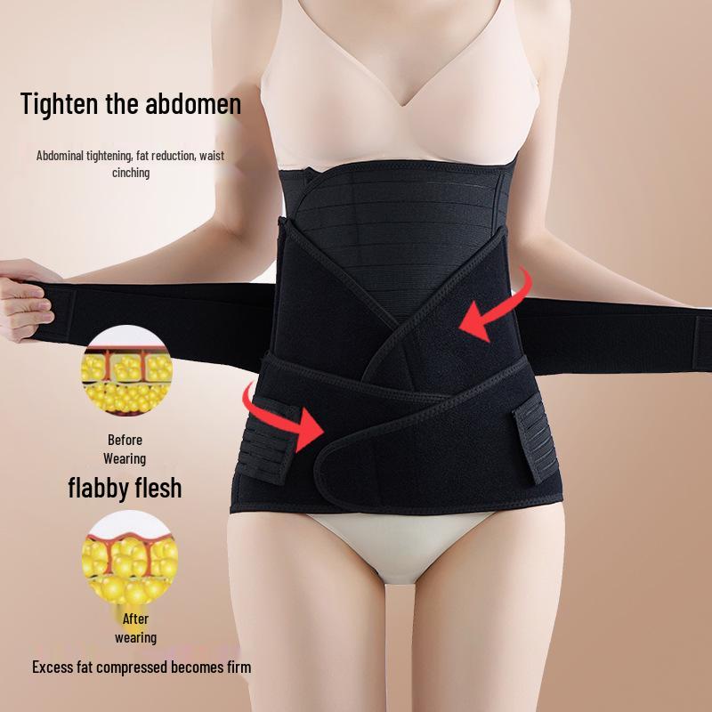 Postpartum Abdominal Binder & Waist Trainer for Natural Birth & C-Section Recovery