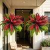 Dracena Artificiale Resistente ai Raggi UV Felce di Boston Pianta di Banano Simulazione Patio Balcone Portico