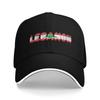 Lebanon Flag Heart Caps For Unisex Women Trendy Baseball Cap Trucker Hat Golf Headewear Gift