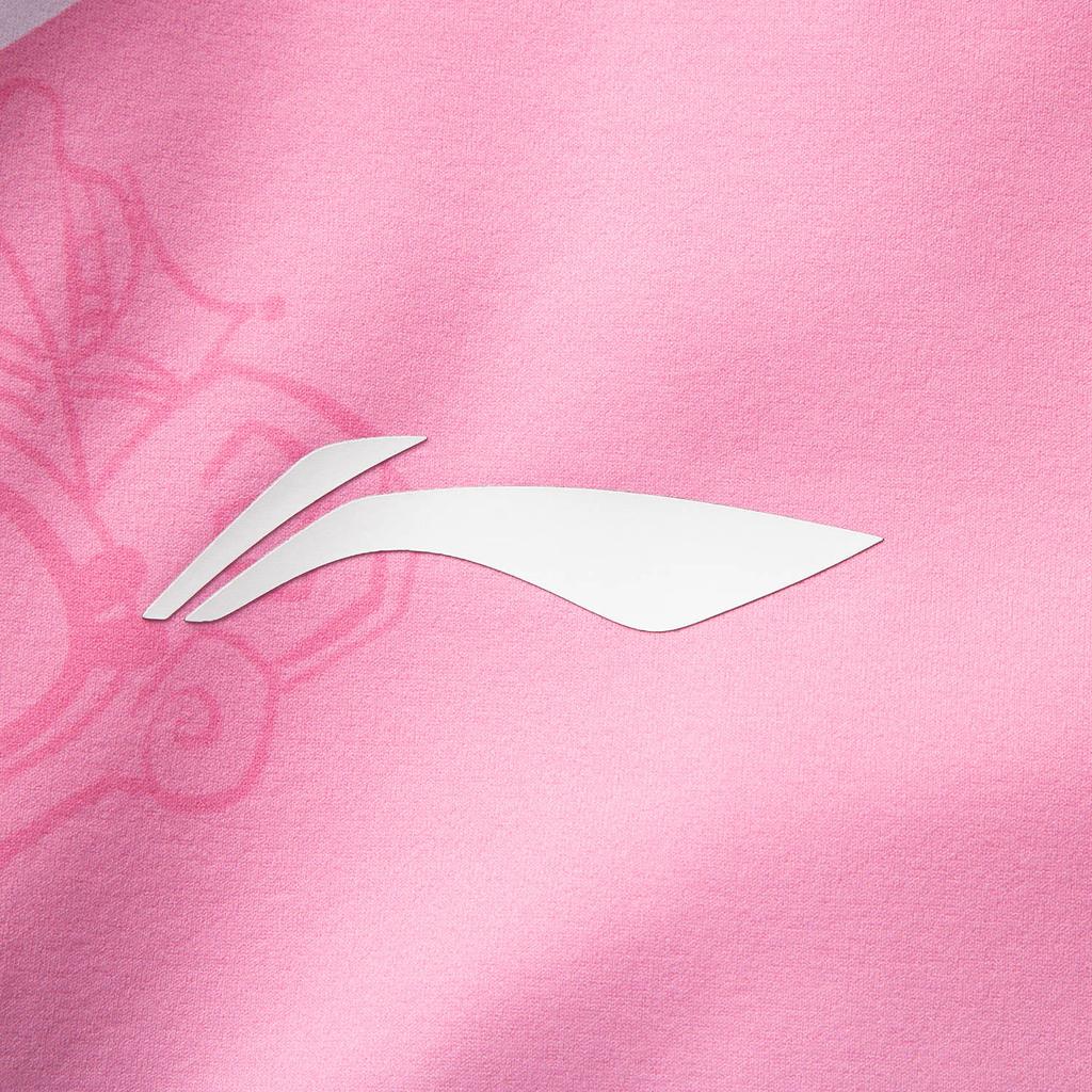 Li Ning X LPL Collaboration Spliced Single-Breasted Comfortable Breathable Versatile Loose Jacket Unisex Jacket Peach-Wood-Pink AFDU791-1