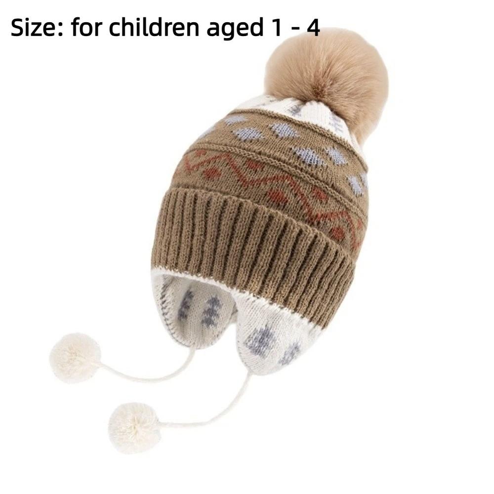 Gehörschutz Kinder Ohrenschützer Mütze Gestrickt Kinder Mützen Niedliche Kinder Mütze Säugling