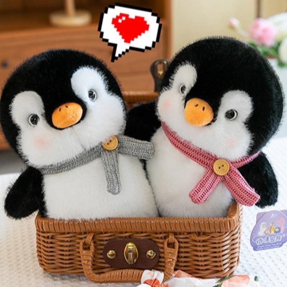Soft Penguin Plush Toy Cartoon Penguin Stuffed Dolls Sleeping Pillow Penguin Soft Pillow  Kids Toys
