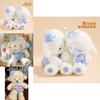 Plush Sheep Sleepy Toy With Checkered Pants Design And Pacifier Decor For Kids Bedtime Comfort