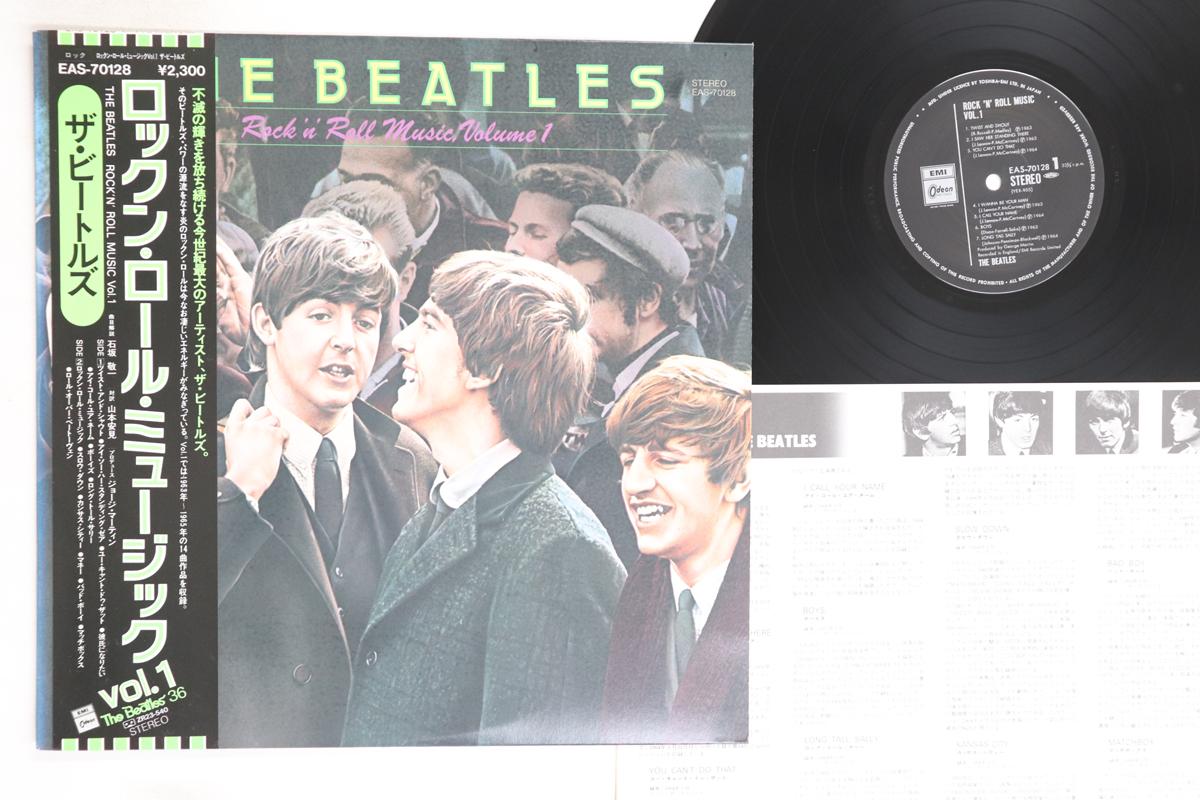 

LP Record BEATLES - Rock n Roll Music Vol.1 EAS70128 ODEON 1980 Japan Obi Rock Used