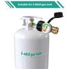 Propane Tank Gauge, Universal Propane Tank Gauge For 5-40 Pound LP Tanks Gas Level Indicator for Grill, Heater, RV Camper, QCC1