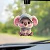 Whimsical 2d Acrylic Love Bear Car Pendant Keychain Adorable Decor For Bags Luggage And