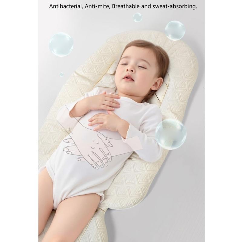 Strollers Seat Insert 5PCS Cotton Polyester Blend Double Sided Summer Winter Use Easy To Clean Secure with Pillow