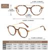 Double-beam high-end metal leg reading glasses, fashionable and ultra-light, daily wear, shooting decoration, reading glasses