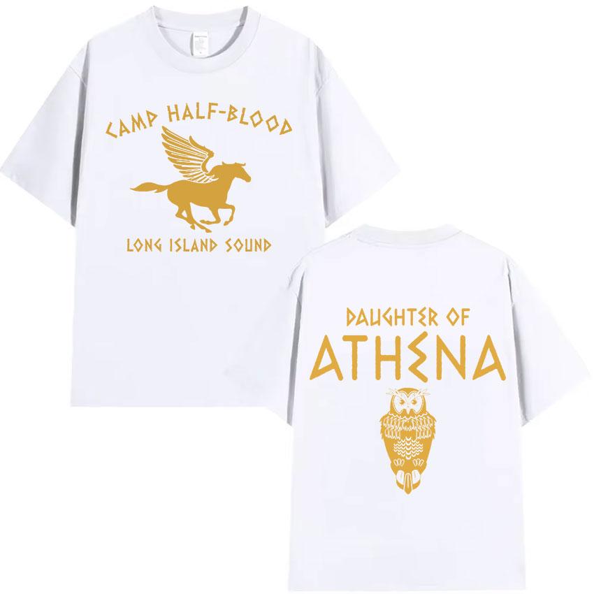 Percy Jackson Camp Half Blood Long Island Sound T Shirts Men Women Summer Fashion T-shirt Harajuku Cotton Short Sleeve T-shirts