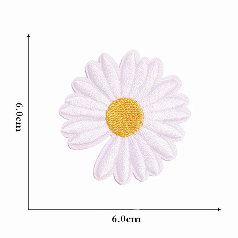Cartoon Daisy Stickerei Stoff Patch DIY Zubehör Handbuch