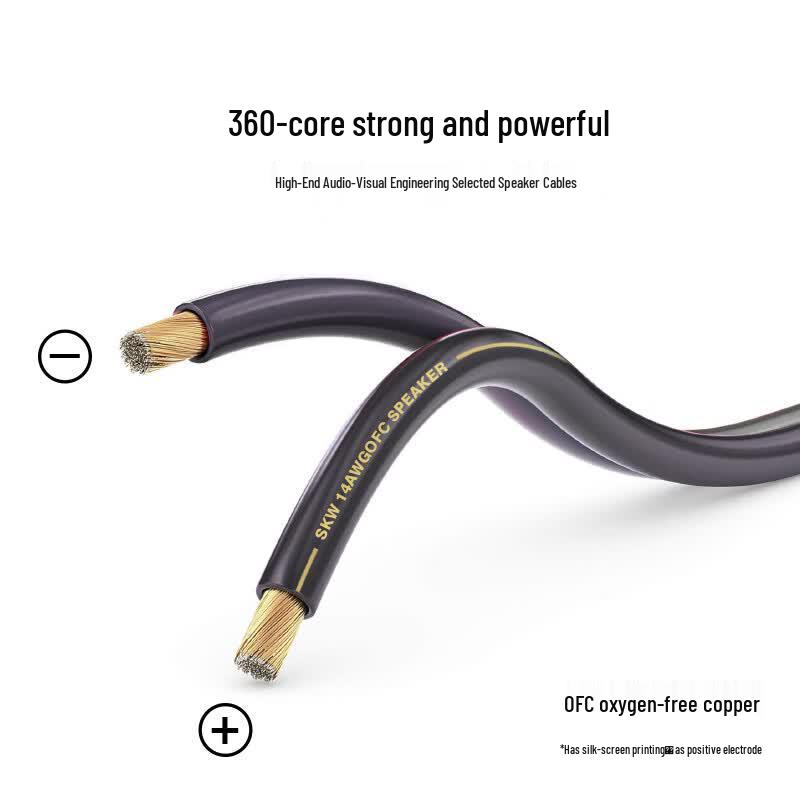 Cavo Altoparlanti SKW Audiophile 14AWG a 360 Fili OFC