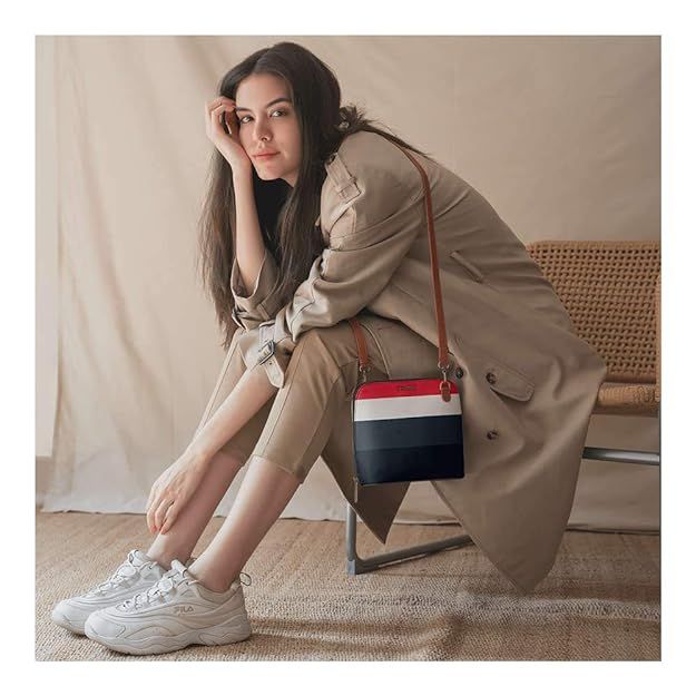 Trapeze Sling Crossbody Bag for Girls and Women | Made with Durable Vegan Leather Material | Carefully Handcrafted | Zip Closure