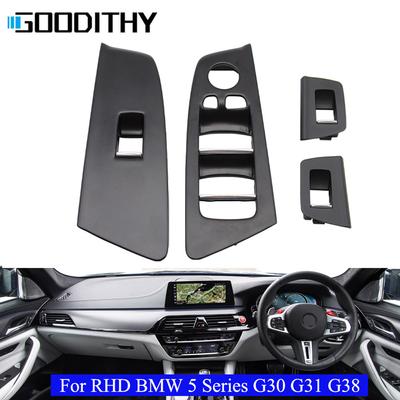 RHD Interiér auta Dvere lakťovej opierky Tlačidlo na zdvíhanie okna Výmena obloženia krytu BMW radu 5 G30 G31 F90 525i 530i