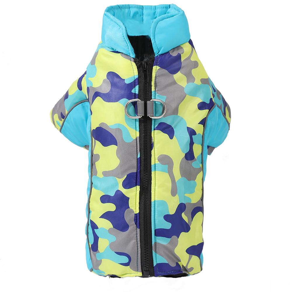 Winter Hunde Jumpsuits Für Kleine Mittelgroße Hunde Katzen Winddicht Wasserdicht Welpen Kleidung Warm Mit D-Ring Reflektierend Haustier Elastizität Jacke Schnauzer Mantel