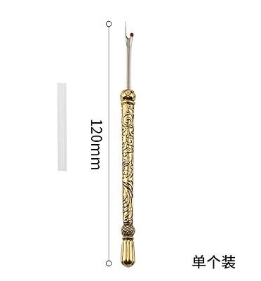 Round Stainless Steel Handle Thread Cutter Seam Ripper Stitch Unpicker Sewing Tool DIY Cross Stitch Sewing Thread Remover