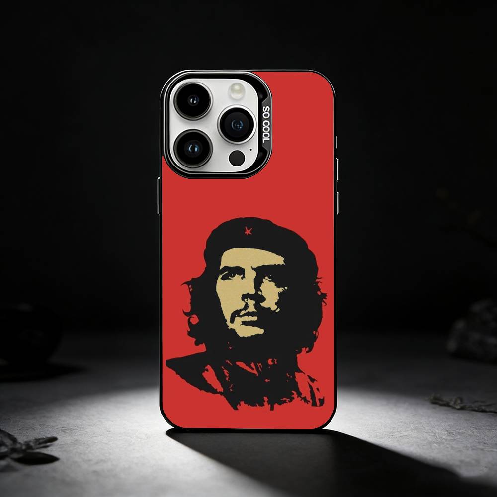 

Чехол-сигарета с изображением Че Гевары для iPhone 17, 16, 15, 14, 13, 12, 11 Plus, Pro Max, XS, Цветной серебристый чехол для телефона iPhone16se4