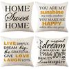 Pillow Simple Letter Printed Pillow Sofa Cushion Home Bedside Living Room Pillow Cover