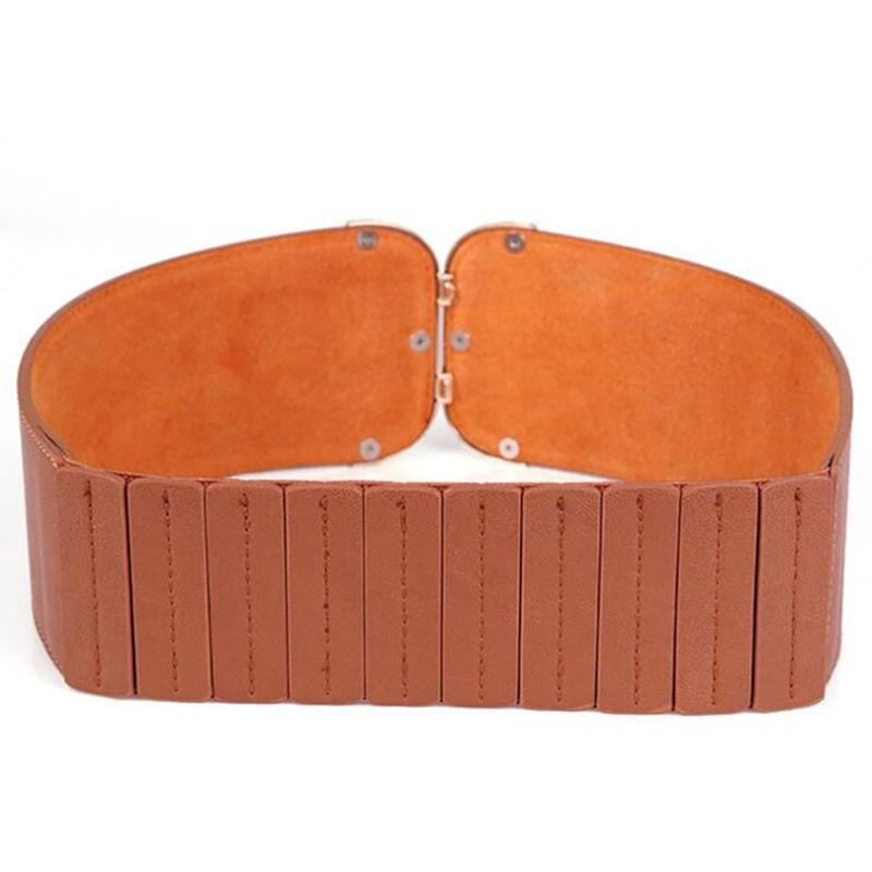 Street Styles Belt Leather Trendy Waist Belts Ladies Western Styles Waistband Fashion Waist Accessory