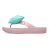 Crocs Класичні Шльопанці Хмари з Бантом Жіноче Взуття Рожеві 210182-606