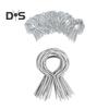100Pcs Galvanized Fence Wire Tie Clips Easy Installation Reliable Metal Fence Post Clips for DIY Enthusiasts