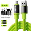 240W Fast Charging Type-C Cable with Real-time Display for Apple 15/16, Huawei, and Android