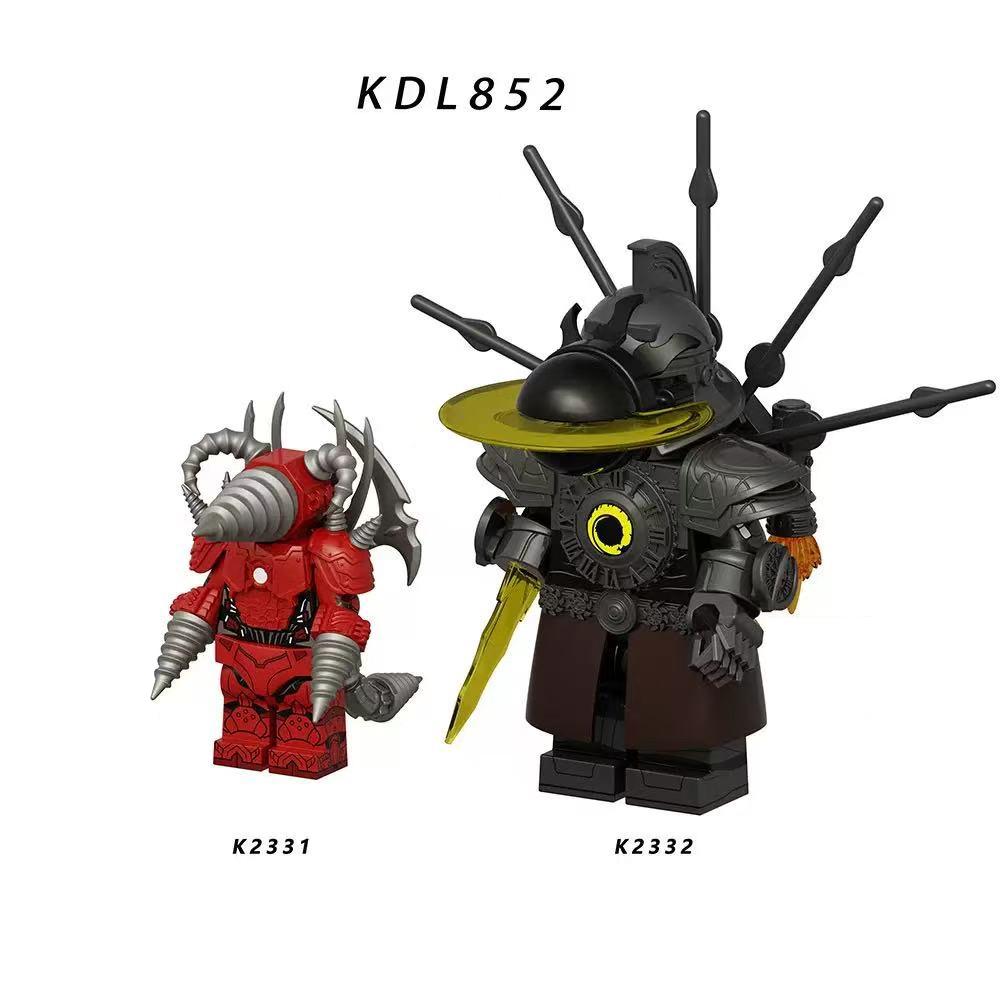 KDL SWAT Skibidi Toilet Man Figurki Anime Klocki Zabawki Tytanowy Kamerzysta Mówiący Człowiek TvMan Cegły Model Prezent Urodziny Dzieci