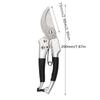 Multi-functional Stainless Steel Pruning Shears, Classic Garden Scissors for Ambidextrous Use - DZT Brand, Pruning Shears