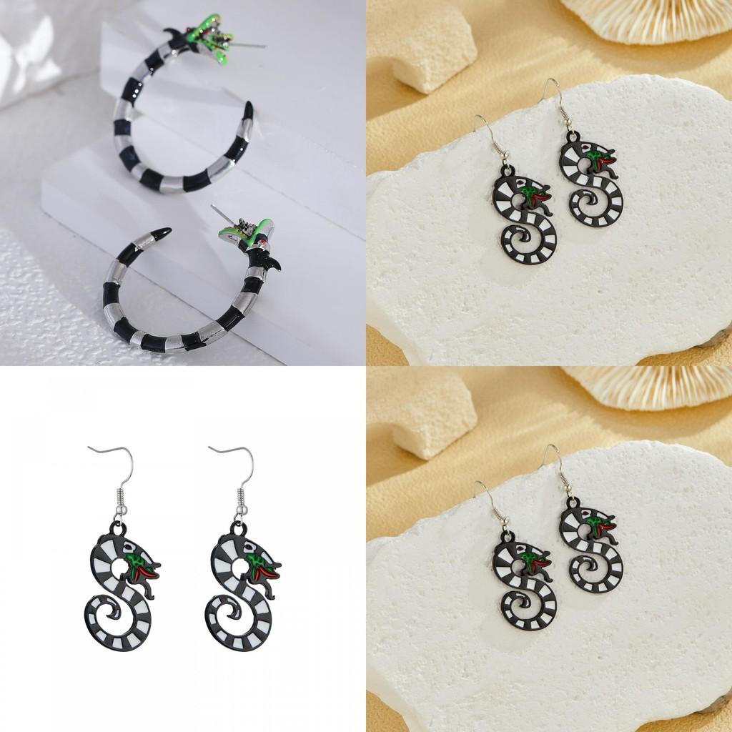 And Unique Stylish Dragon Earrings And Snake Studs Offering A Bold Gothic Aesthetic All For