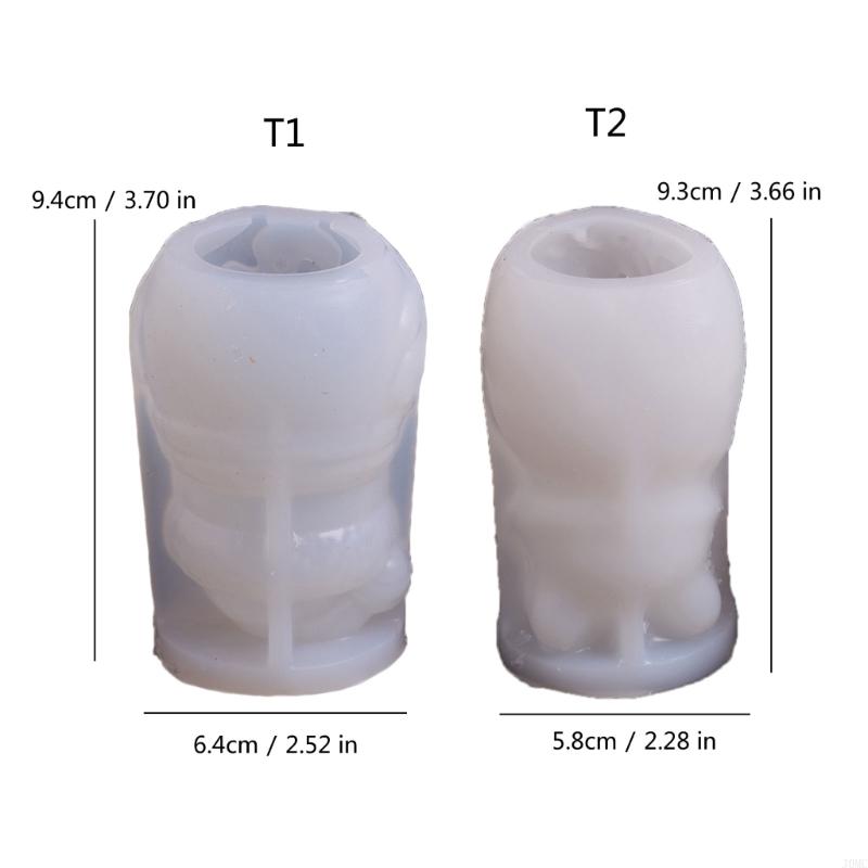 Christmas Theme Silicone Mold Snowman Silicone Mould For Handmade Soap Making Epoxy Resin Craft J0MC