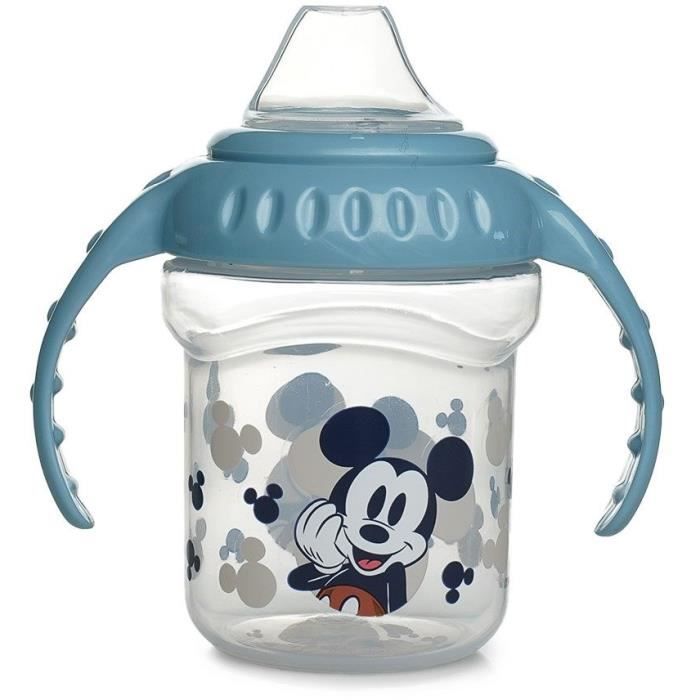 Tasse à poignée - THERMOBABY - Sippy 250 ml - Bec silicone - Anti-fuites - Mickey Cool