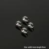 4x9mm Iron Melon Seed Buckle: Smooth Pendant Clip and Bracelet Clasp for DIY Handmade Jewelry