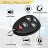 Key Fob Replacement for 2006-2013 Chevrolet Impala/ 05-07 Monte Carlo/ 06-11 DTS & Buick Lucerne Car Keyless Entry Remote Control, OUC60270 OUC60221,