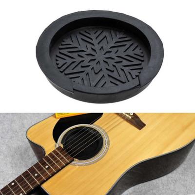 Classical Acoustic Guitar Sound Hole Cover Plug 38"/39"Screeching Halt Black
