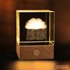 Starry Sky Cube Crystal Night Light: Creative Bedside Atmosphere Lamp
