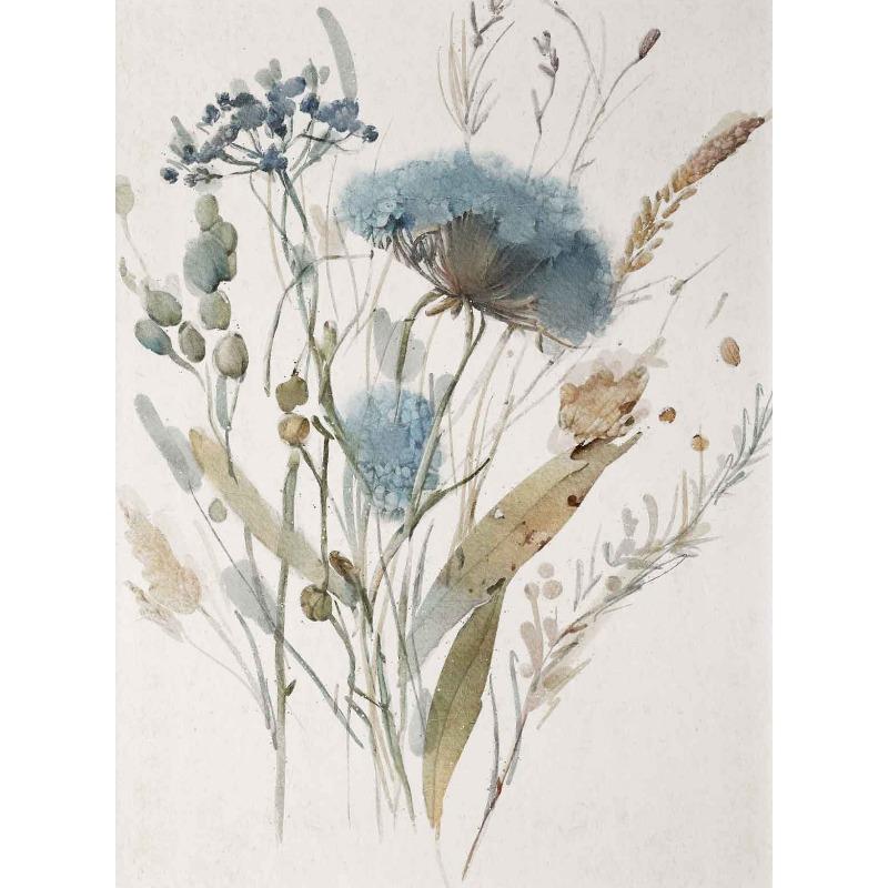 

Винтажный сине-бежевый минималистичный ботанический постер с полевыми цветами, холст, картина для стены, принт, картина для гостиной, домашний декор 21cm×30cm NoFrame