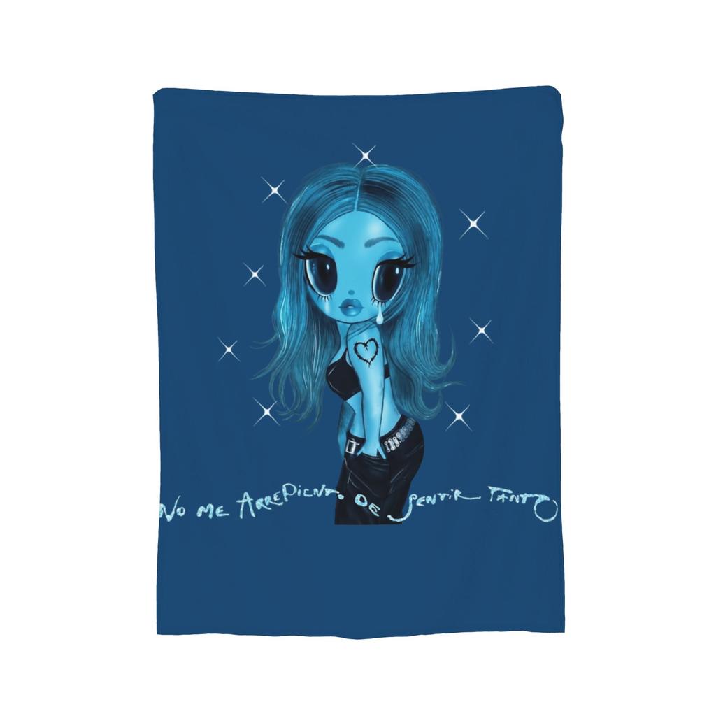 no me arrepiento de sentir tanto Wool Blankets Karol G Funny Throw Blankets for Home 200x150cm Bedspreads