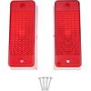 Solarhome 2 PCS Rear Tail Light Lens 6672276 for Bobcat Skid Steer Loader 553 751 753 763 773 863 864 873 883 963 A220 A300 S100 S130 S150 T110 T140