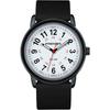 PINDOWS Women's Analog Quartz Watch Unisex Military Time Display 30m Water Resistant Luminous Dial