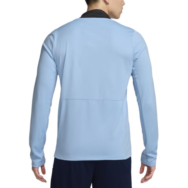 New Nike Dri Fit T Shirt Men's Soul Blue/Coal Black/Campus Royal Blue HM5725-436