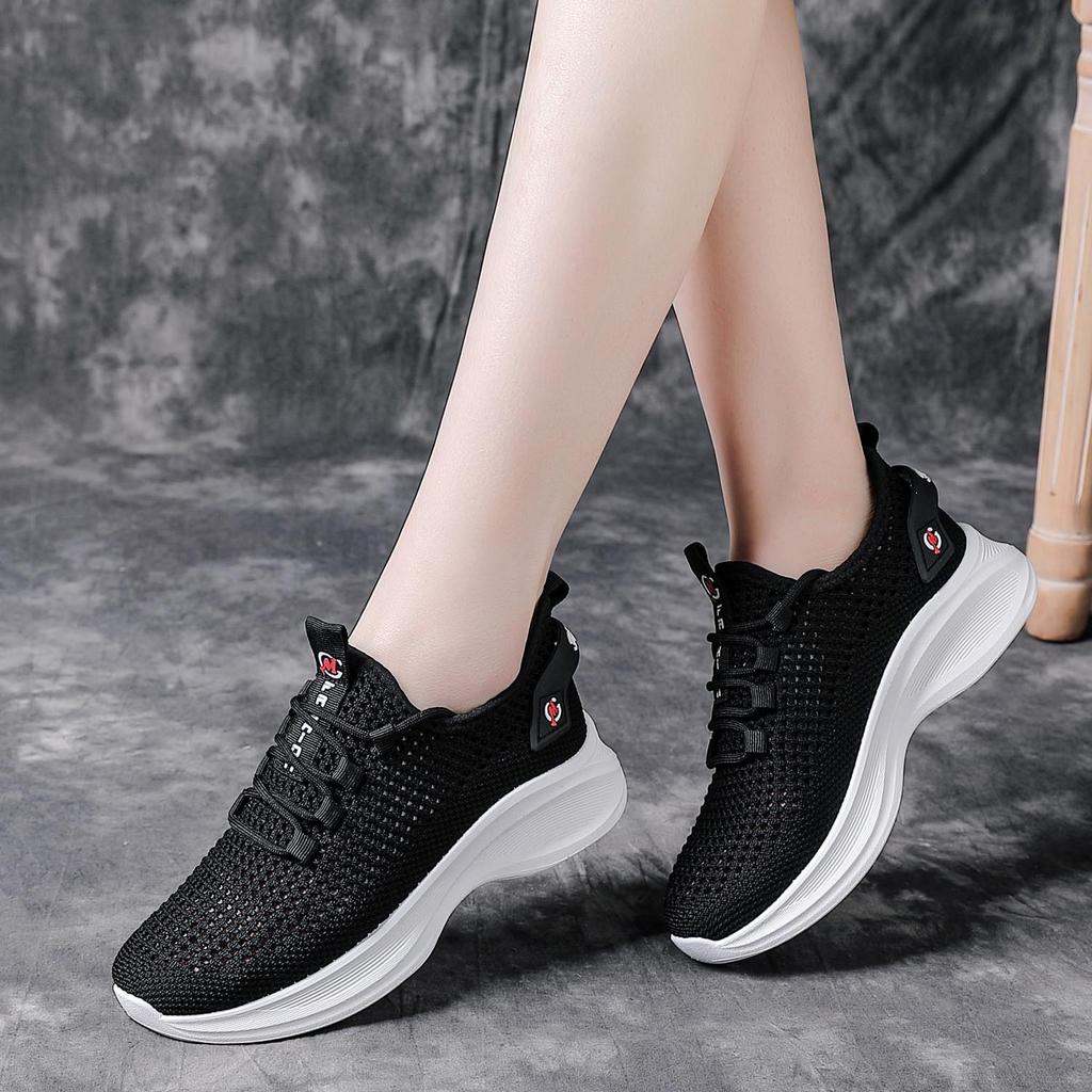 Women's 2026 Summer Fly Knit Mesh Breathable Running Shoes