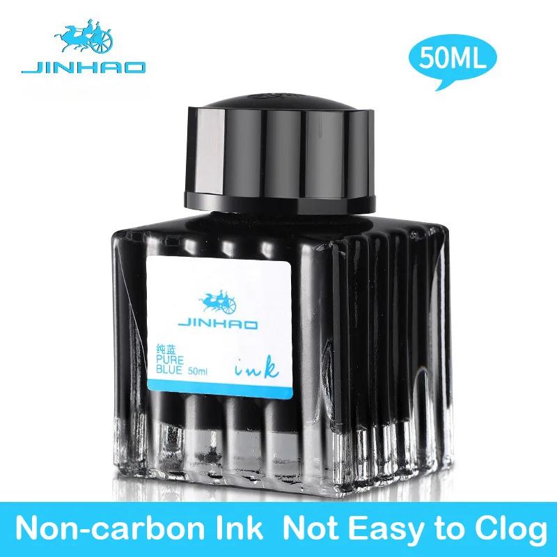 JINHAO 100/50ml Non-carbon Fountain Pen Ink Cartridge Refill Glass Bottled Fountain Pen Ink School Office Supplies Stationery