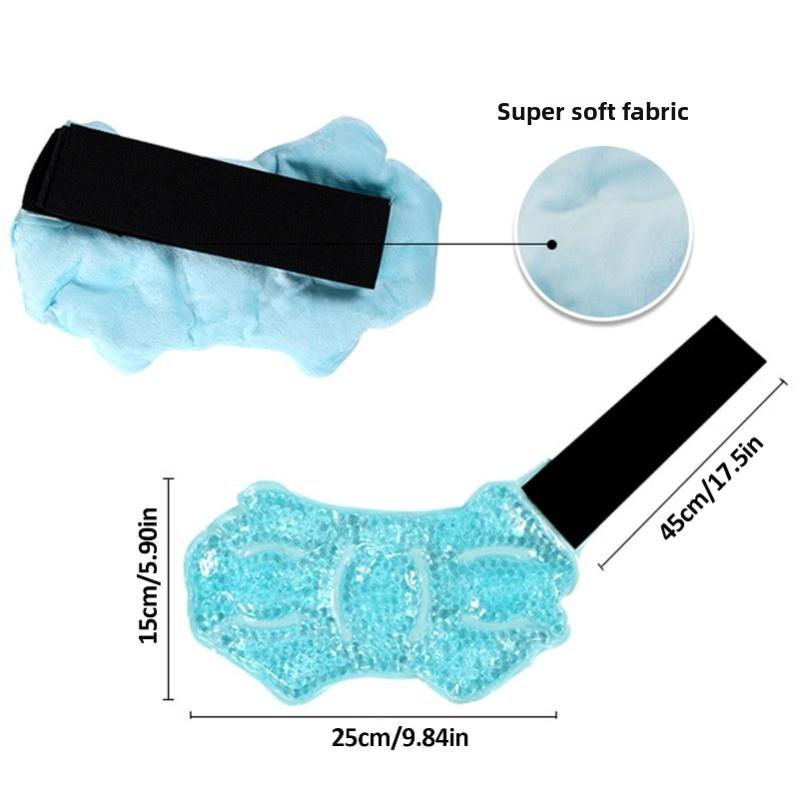 Multi-Purpose Cold/Hot Dual-Sided Plush Ankle Wrap – Comfortable Fleece-Lined Design for Swelling Reduction