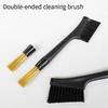 Coffee Tool Cleaning Brush Set Double-Headed Curved