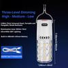 SEAMETAL LED Rechargeable Camping Lantern Emergency Outdoor Tent Light Portable Night Light with Clip Hook for Hiking Fishing Hurricane