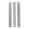 6pcs Carbon Steel Paper Tearing Ruler Jagged Lines Irregular Edge Ruler  Paper Crafts