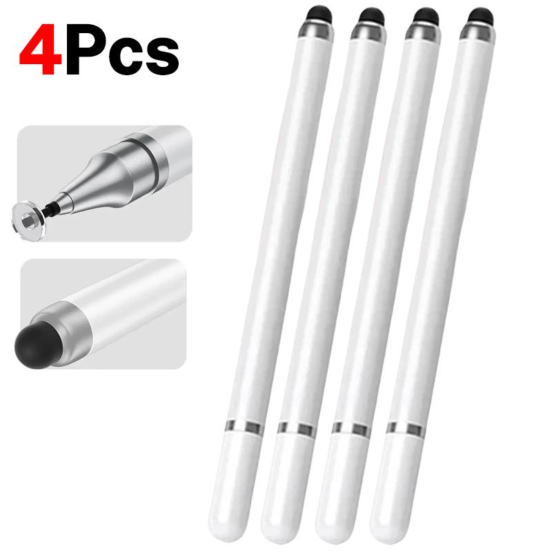 1-8Pcs Double-Headed Universal Stylus Pen For iPad Tablet Android IOS Phone Drawing Writing Capacitive Screen Touch Stylus Pens