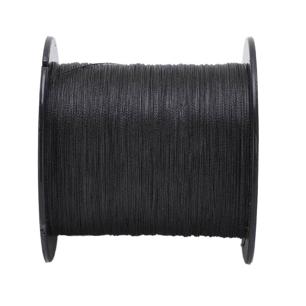 Filo da Pesca Intrecciato 328 Iarde 4 Fili Linea PE Resistente all'Abrasione Filo da Pesca Intrecciato Nero 1.2